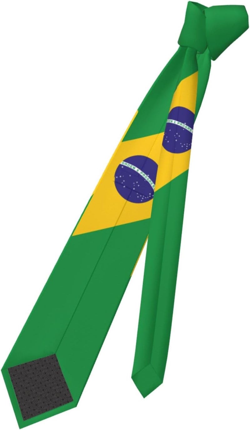 AKMCBSH National Flags Tie Comfortable Soft Novelty Necktie Unisex for Weddings Party Birthday Gift - Image 4